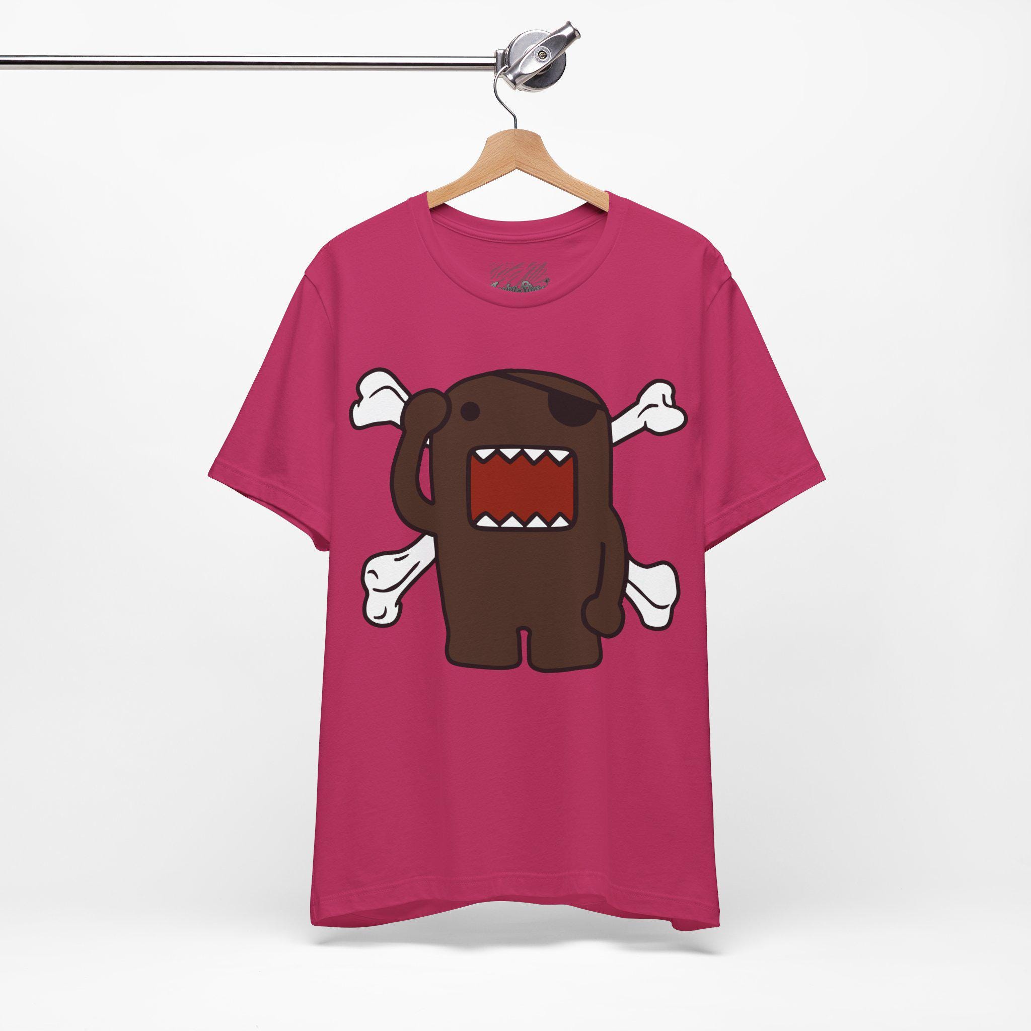 KOICHI DOMOTO 2011 フード付きTシャツ Emo Scene Y2k Fashion Tshirt - Unisex Pirate Domo Kun and