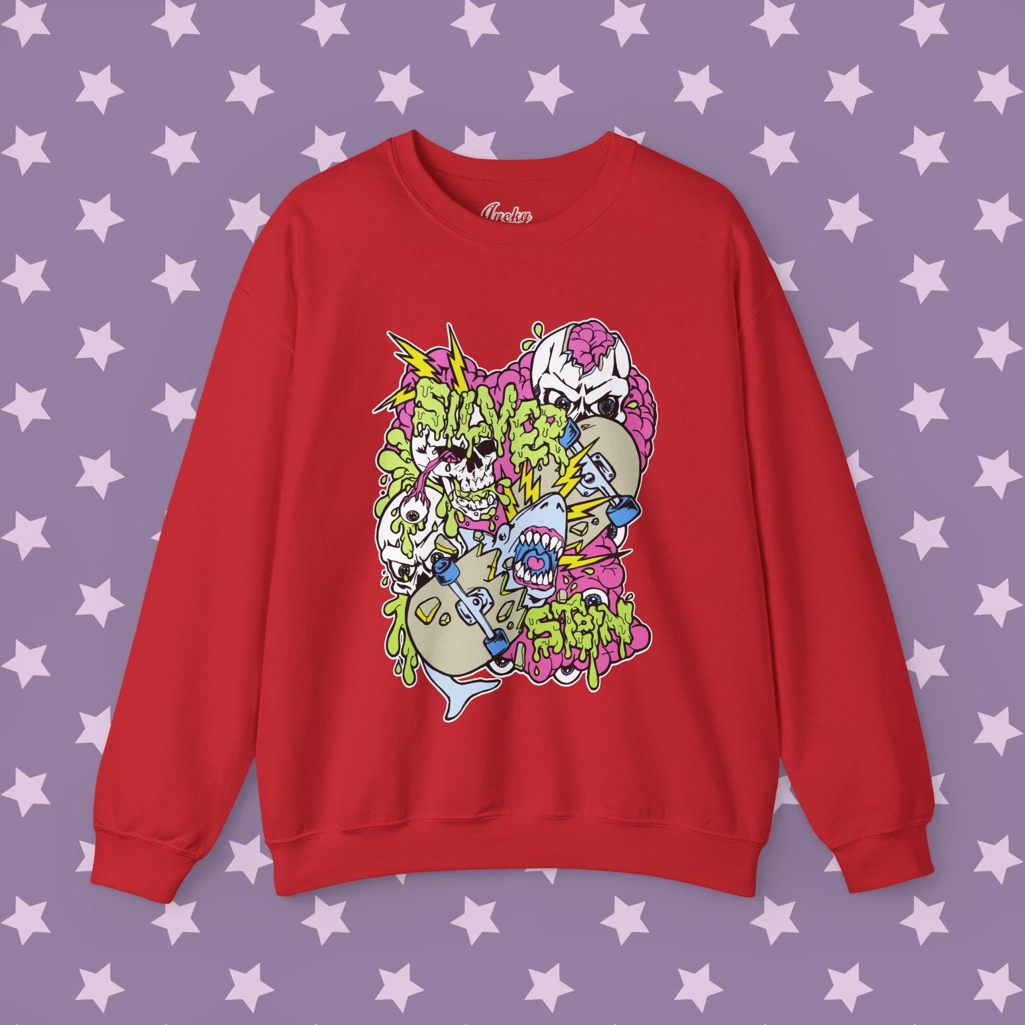 Silverstein Emo Scene Band Sweatshirt - Screamo Rock Band Tshirt