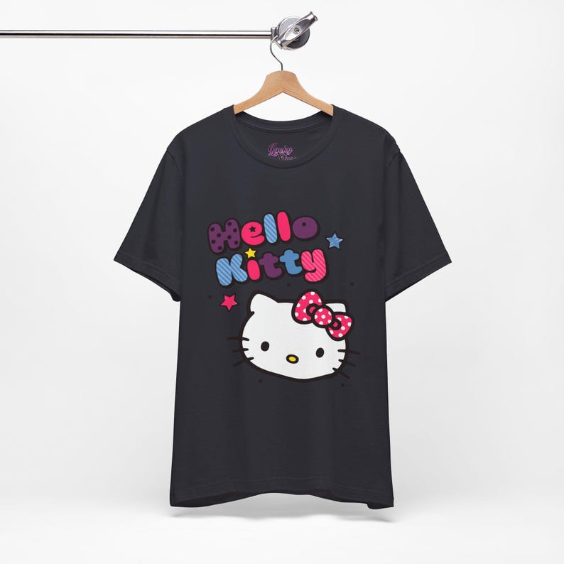 Scene Emo Tee - Hello Kitty Y2K fashioned Tshirt - 2000's throwback shirt image 2