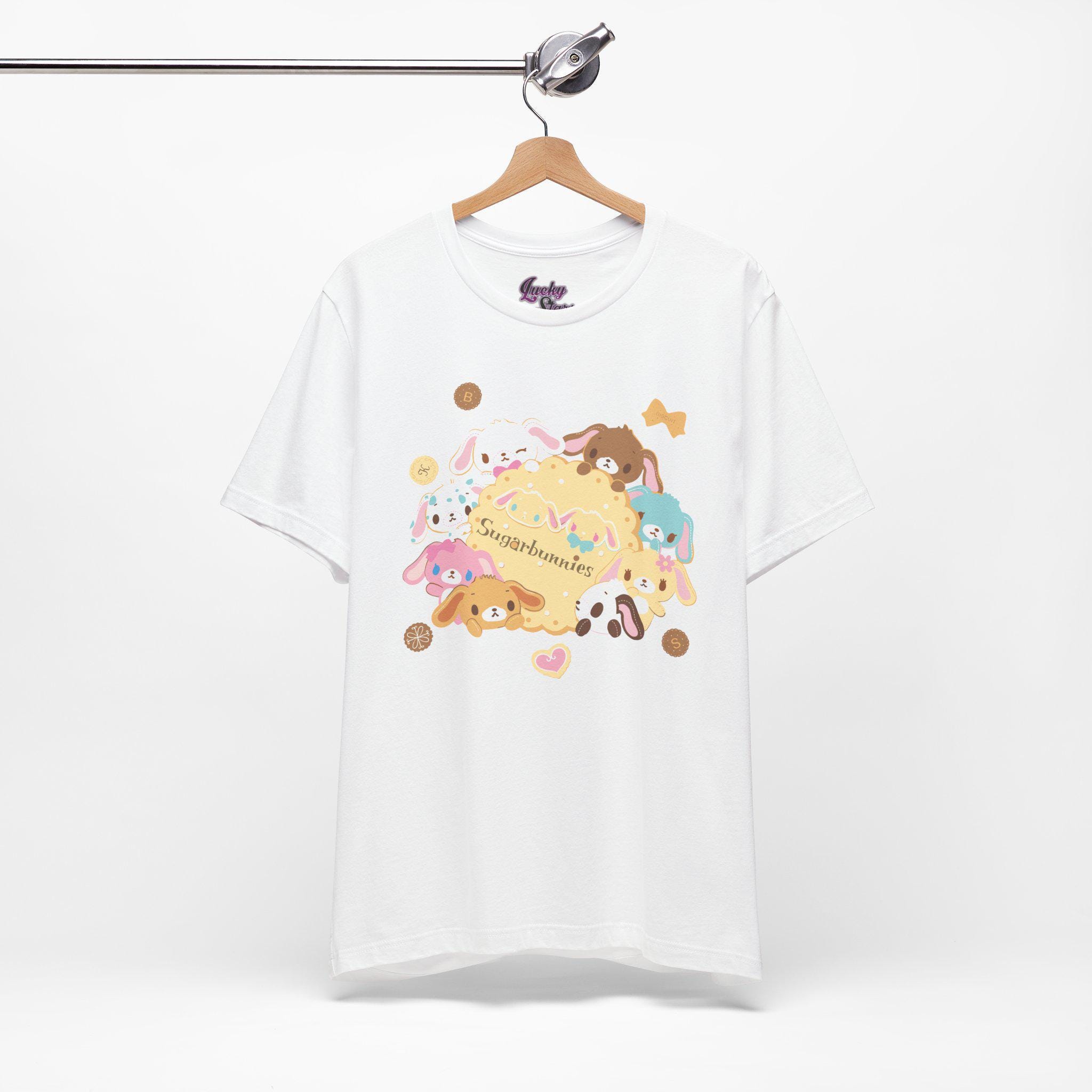 Cutecore Jojifuku Tee - Sanrio Sugar Bunnies - Shirousa and Cutecore Jojifuku Tee - Sanrio Sugar Bunnies - Shirousa and