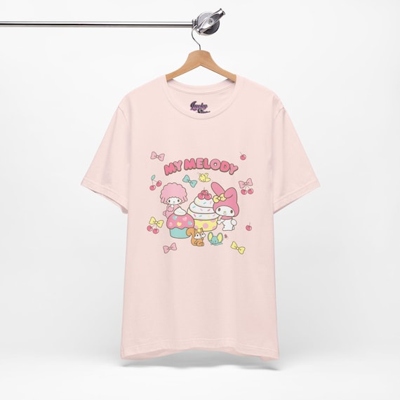 Cutecore My Melody and My Sweet Piano Tee - Sanrio Jojifuku Kawaii
