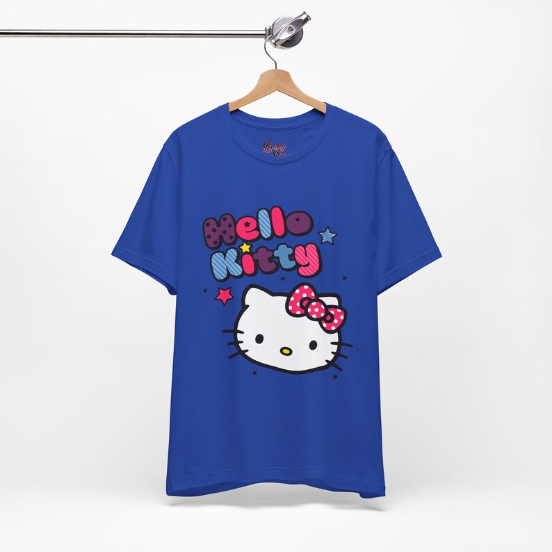 Scene Emo Tee - Hello Kitty Y2K fashioned Tshirt - 2000's throwback shirt image 5