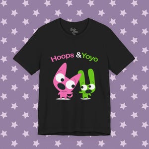 Vintage Emo Scene Cartoon Tee, Hoops And Yoyo Shirt, Unisex Jersey Short Sleeve Tee, 2000s Style Merch, Animation Top image 6