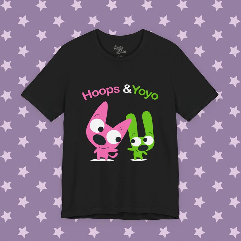 Vintage Emo Scene Cartoon Tee, Hoops And Yoyo Shirt, Unisex Jersey Short Sleeve Tee, 2000s Style Merch, Animation Top image 6