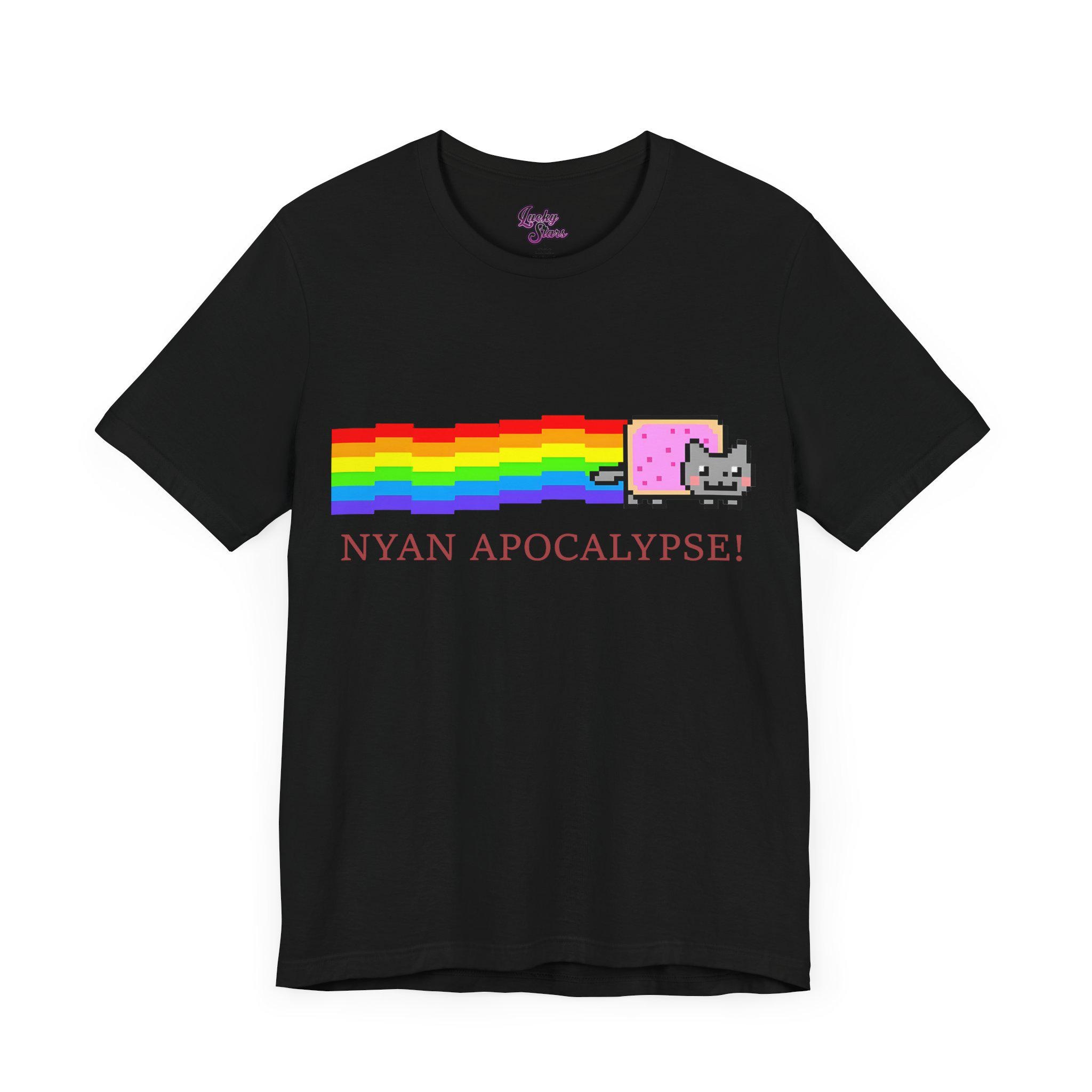 NYAN APOCALYPSE! Tee - Nyan Cat 2000's Internet Meme Shirt