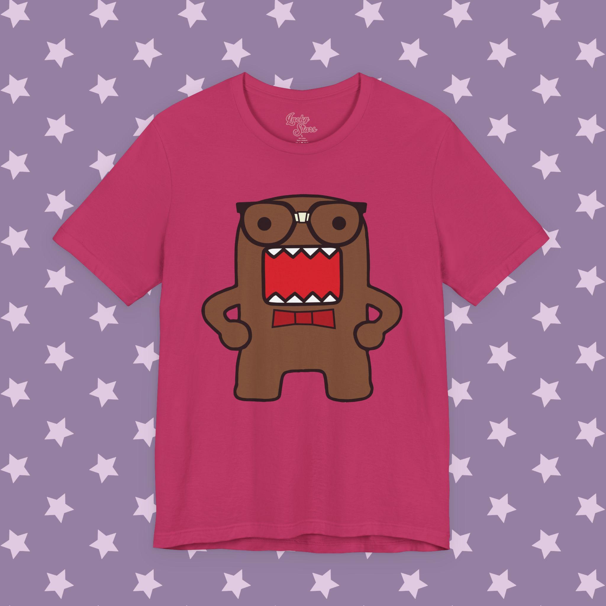 Nerd Domo Kun Tee - Unisex Emo Scene Style Shirt - Vintage Domo