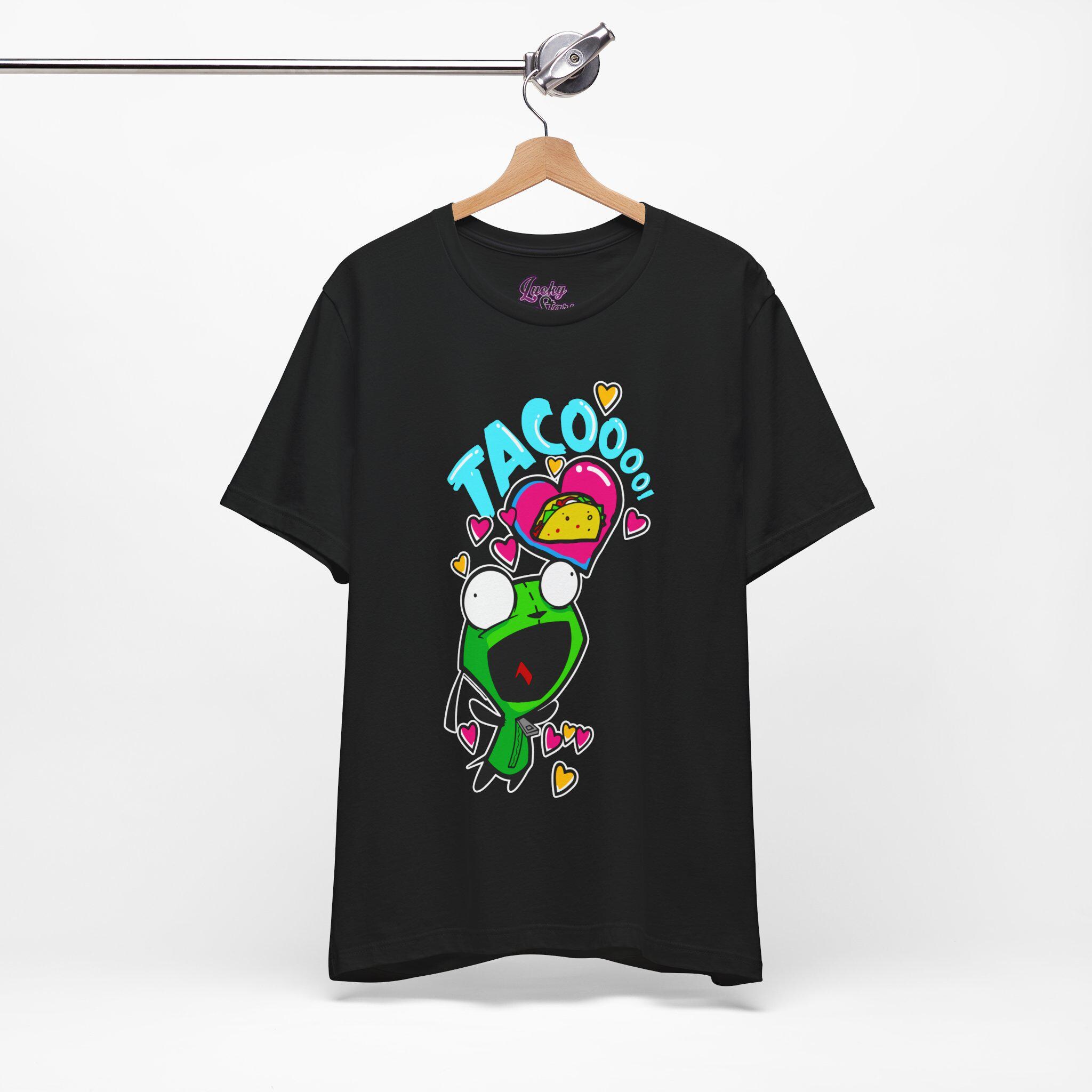 Invader Zim Gir Tee - Tacoooooo!! Scene Emo T-shirt - 2000s 