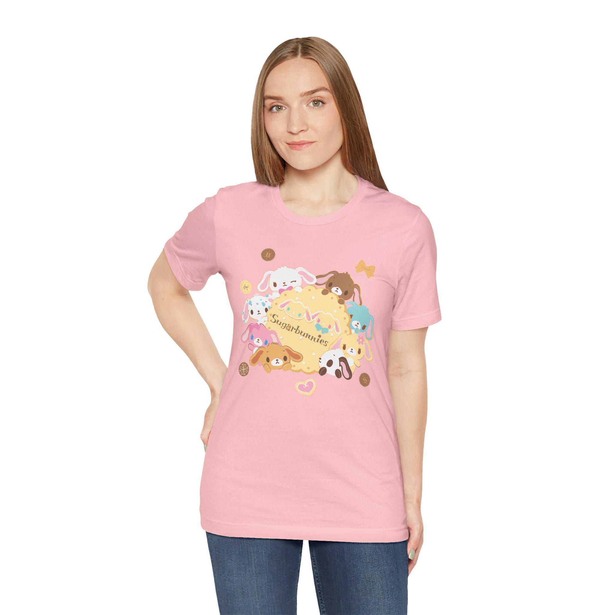 Cutecore Jojifuku Tee - Sanrio Sugar Bunnies - Shirousa and Cutecore Jojifuku Tee - Sanrio Sugar Bunnies - Shirousa and