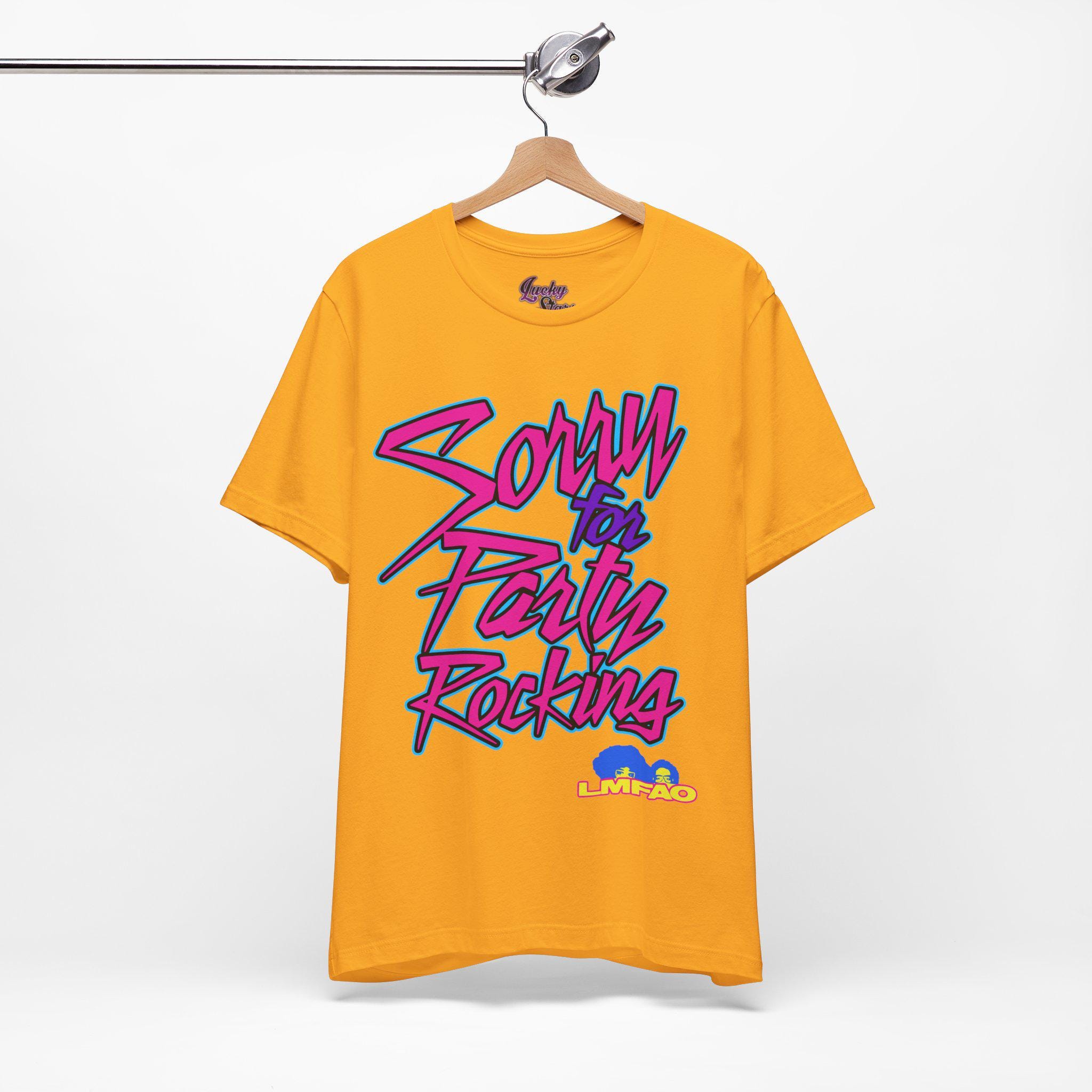 PARTY ROCK BY DJ REDFOO OF LMFAO PARTY ROCK CREW T-SHIRT