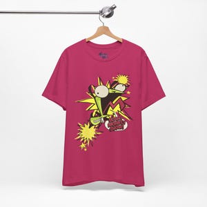 Invader Zim Tee - Gir Scary Monkey Show! Shirt - Emo Scene Y2K Tshirt - 2000's Vintage cartoon