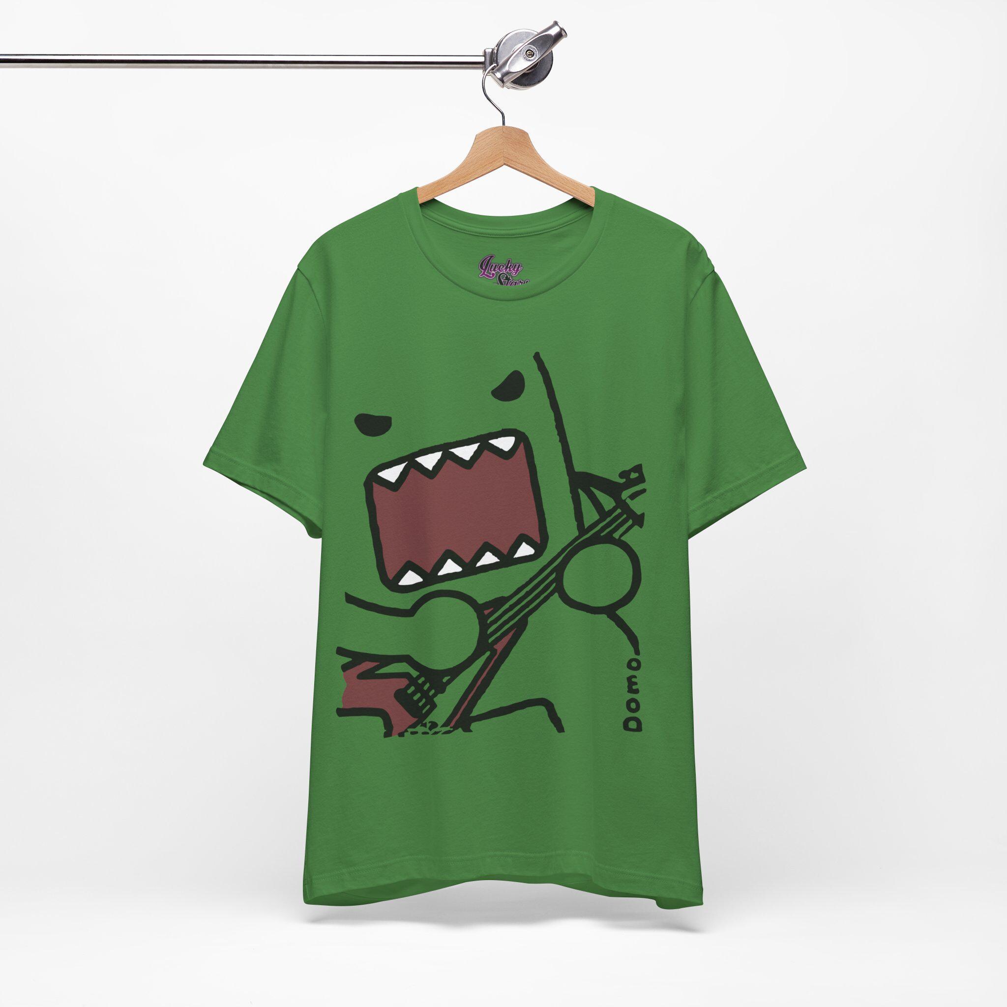Emo Scene Y2k Fashion Tshirt - Unisex Electric Guitar Domo Kun T 