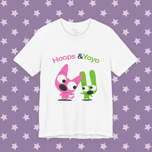 Vintage Emo Scene Cartoon Tee, Hoops And Yoyo Shirt, Unisex Jersey Short Sleeve Tee, 2000s Style Merch, Animation Top image 7