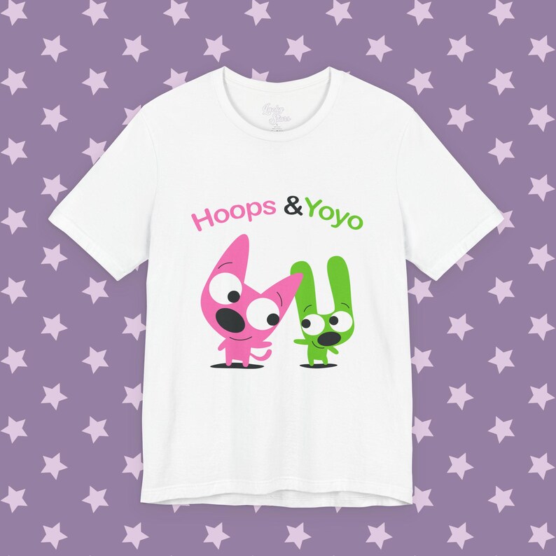 Vintage Emo Scene Cartoon Tee, Hoops And Yoyo Shirt, Unisex Jersey Short Sleeve Tee, 2000s Style Merch, Animation Top image 7