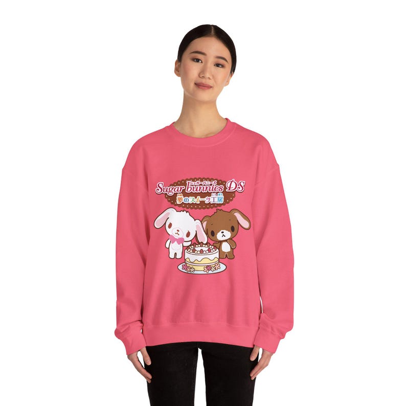 Cutecore Jojifuku Tee - Shirousa And Kurousa Kawaii Shirt - Sanrio Sugar Bunnies image 6