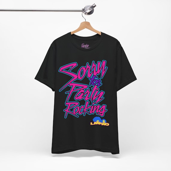 LMFAO Sorry for Party Rocking Tee - Electro Pop Music Tshirt
