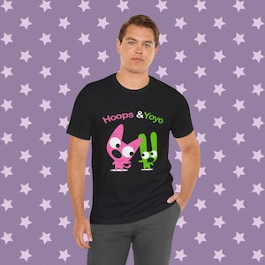 Vintage Emo Scene Cartoon Tee, Hoops And Yoyo Shirt, Unisex Jersey Short Sleeve Tee, 2000s Style Merch, Animation Top image 9