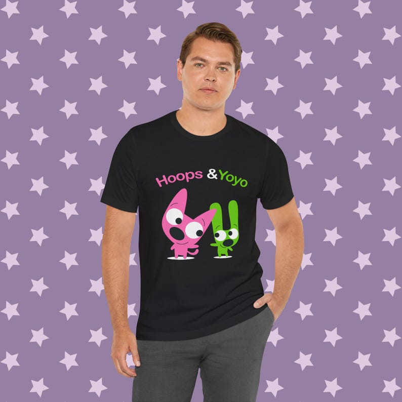 Vintage Emo Scene Cartoon Tee, Hoops And Yoyo Shirt, Unisex Jersey Short Sleeve Tee, 2000s Style Merch, Animation Top image 9
