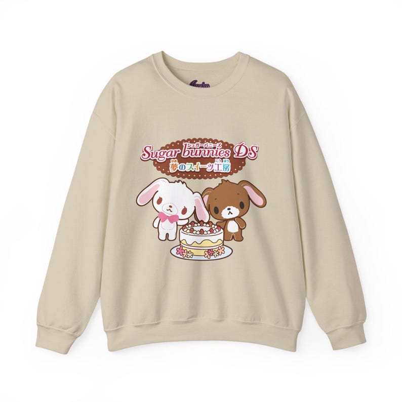 Cutecore Jojifuku Tee - Shirousa And Kurousa Kawaii Shirt - Sanrio Sugar Bunnies image 2