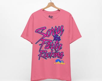 PartyRock LMFAO Redfoo Tシャツ Tultex Men's LMFAO Sorry For Party Rocking Tour Black Short