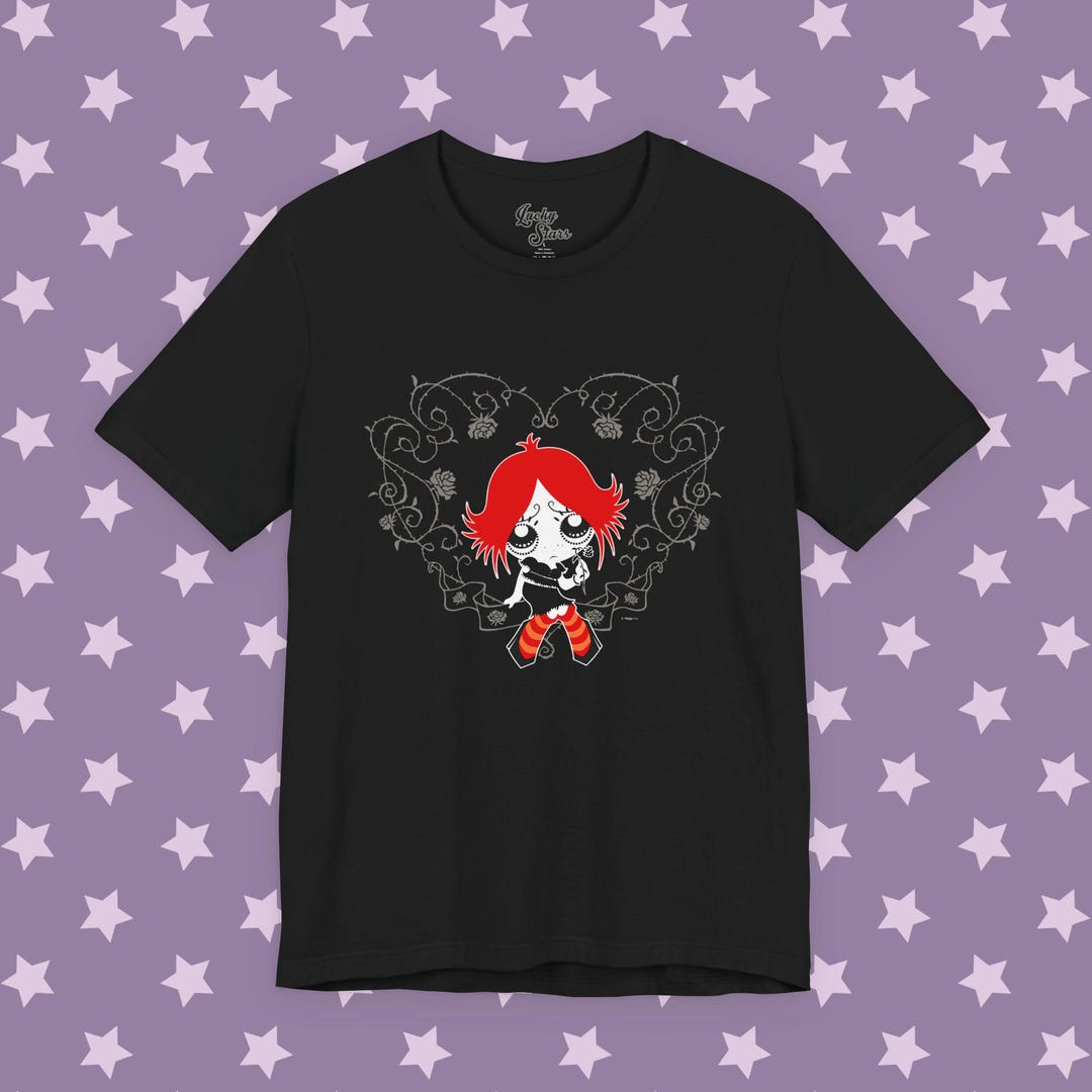 Ruby Gloom Tee - Goth Cartoon Shirt - 2000's Animation Vintage