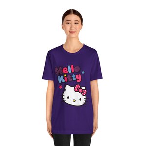 Scene Emo Tee - Hello Kitty Y2K fashioned Tshirt - 2000's throwback shirt image 9