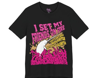 I Set My Friends on Fire Tee - Scene Emo Band Shirt - Rare Music