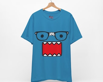 Emo Scene y2k Fashion Tshirt - Unisex Domo Kun Tshirt - 2000's Vintage Cartoon Hot Topic
