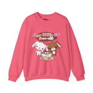 Cutecore Jojifuku Tee - Shirousa And Kurousa Kawaii Shirt - Sanrio Sugar Bunnies image 5