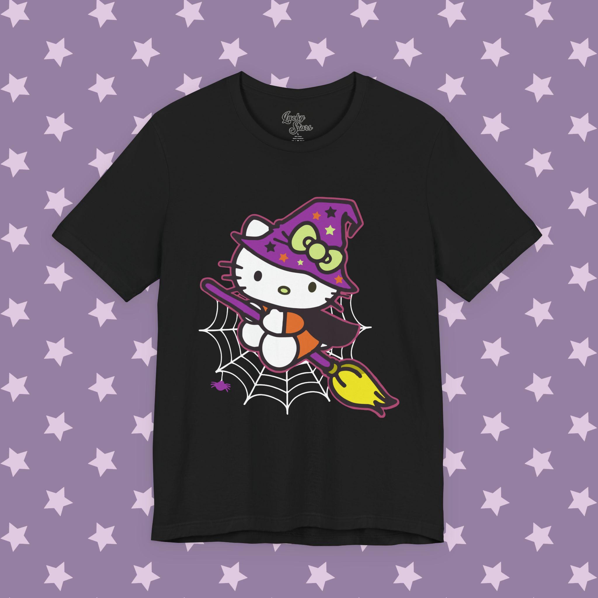 Happy Halloween Tee - Hello Kitty Witch Shirt - Sanrio Trick or