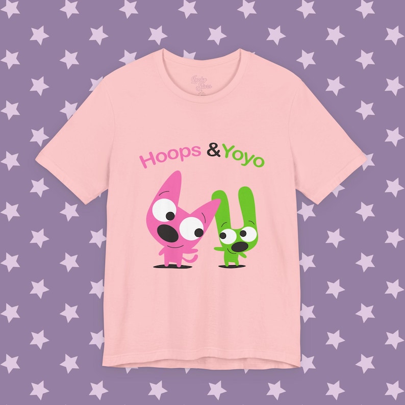 Vintage Emo Scene Cartoon Tee, Hoops And Yoyo Shirt, Unisex Jersey Short Sleeve Tee, 2000s Style Merch, Animation Top image 1