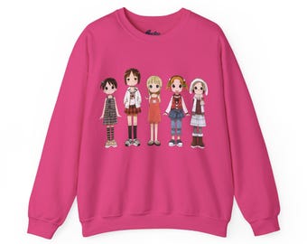Ichigo Mashimaro Anime Tee -Cutecore Kawaii Anime Girls Sweatshirt - Jojifuku Pinkcore Strawberry Marshmallow Shirt