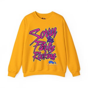 LMFAO Sorry For Party Rocking Sweatshirt - Electro Pop Music lONG sLEEVED shirt - Vintage Scene Band Shirt