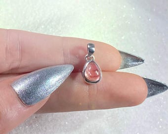 Mini Pink Tourmaline Pendant
