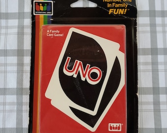 VTG 1988 UNO Card Game International Games Inc. 2-10 Players Ages 7+
