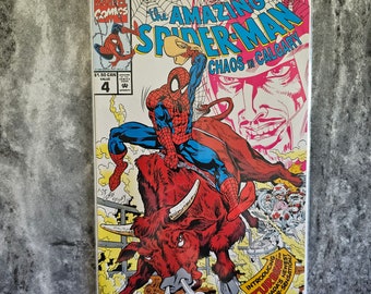 The Amazing Spider-Man: Chaos in Calgary Vol 1 #4 1992 Marvel Comics Introducing Turbine