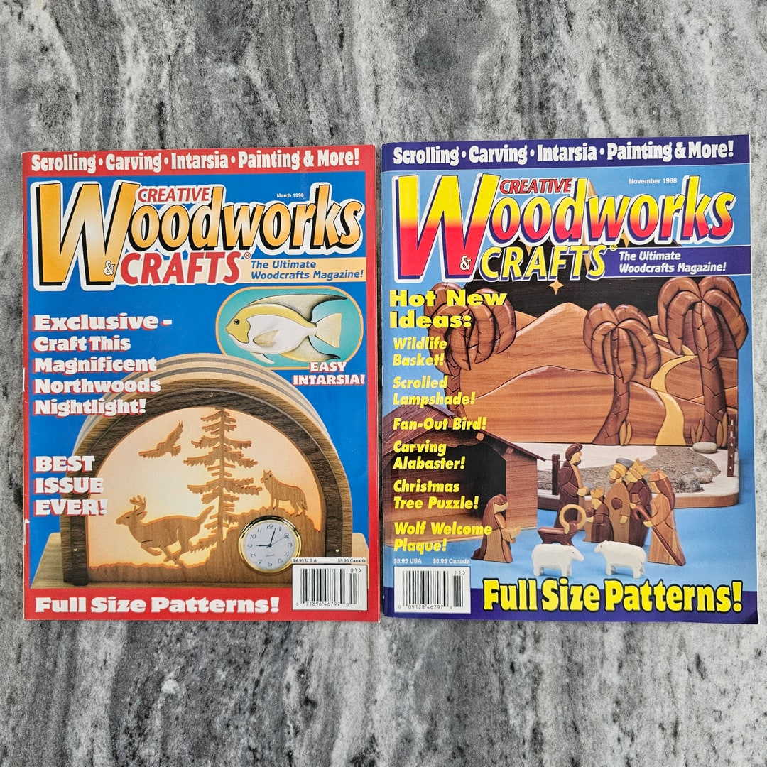 Creative Woodworks & Craft Magazines Back Issues March and November ...
