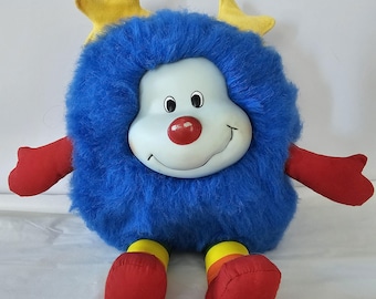 Vintage Rainbow Brite Champ Sprite Blue Plush Doll Hallmark 1983 - AS IS Read description