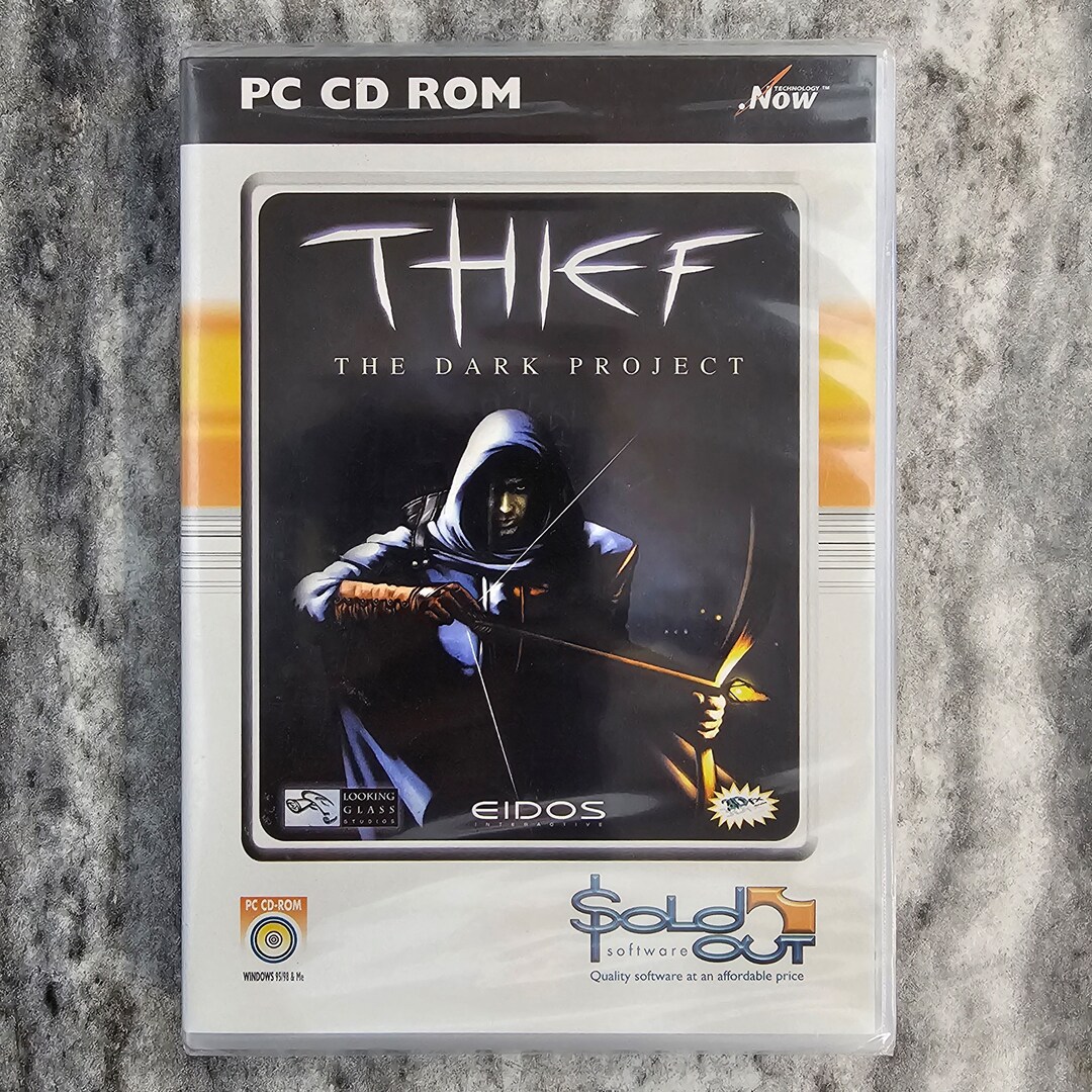Sold Out Softwarem Rts Thief the Dark Project PC Game - 2001 - Sold Out Eidos CD-ROM - Sealed ...
