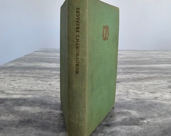 Prefaces to the Lyrical Ballads by William Wordsworth - 1937 HC - Poor/Acceptable condition - AS IS - Read description