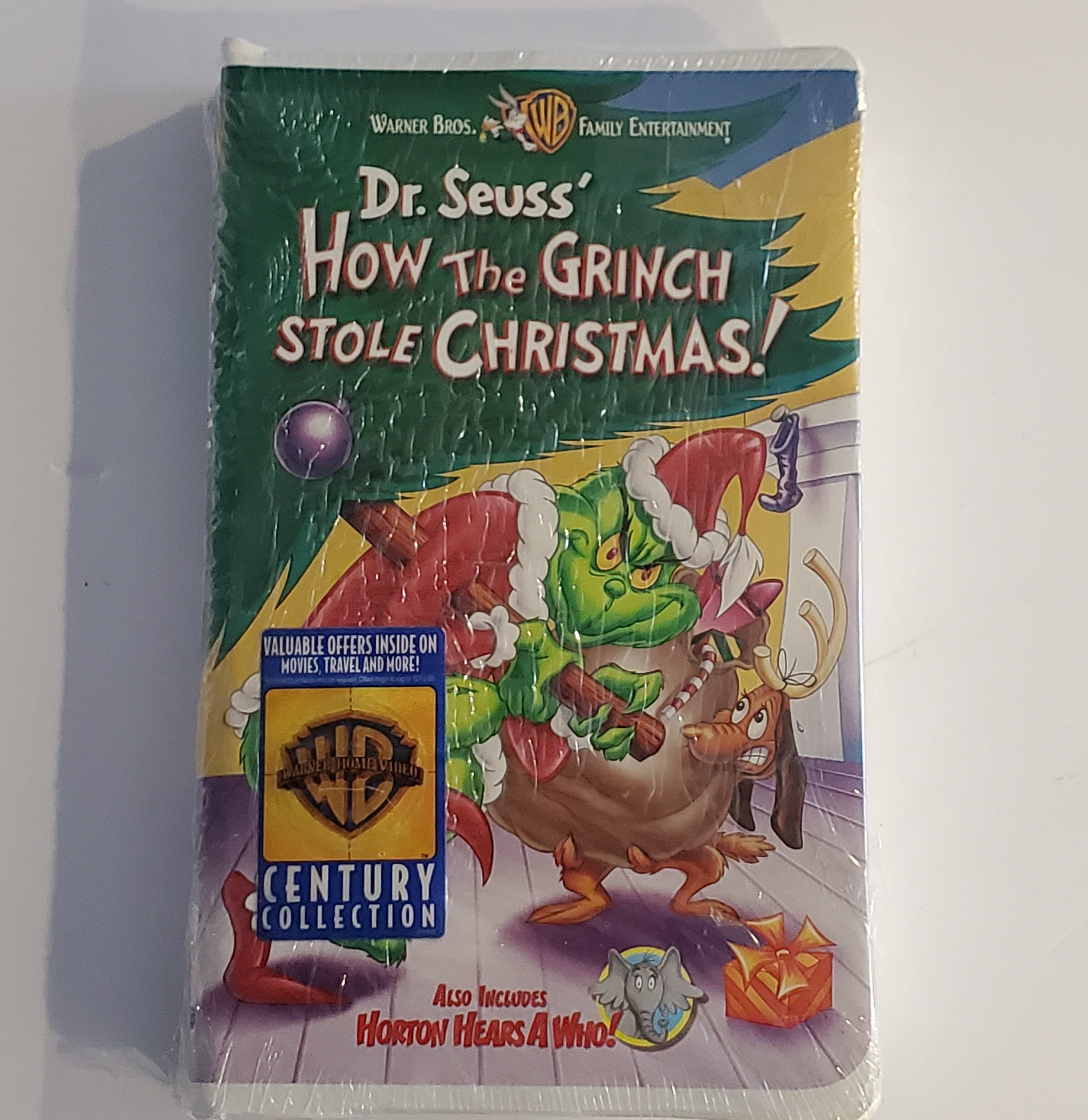 Dr Seuss How the Grinch Stole Christmas VHS Vintage 1999