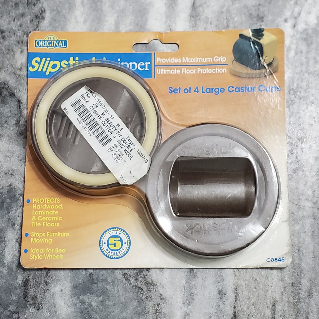 Slipstick Gripper CB845 Furniture Wheel Gripper Caster Cups Caster