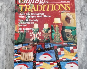 Crafting Traditions Magazine November/December 2000 - Craft Magazine w/ Patterns