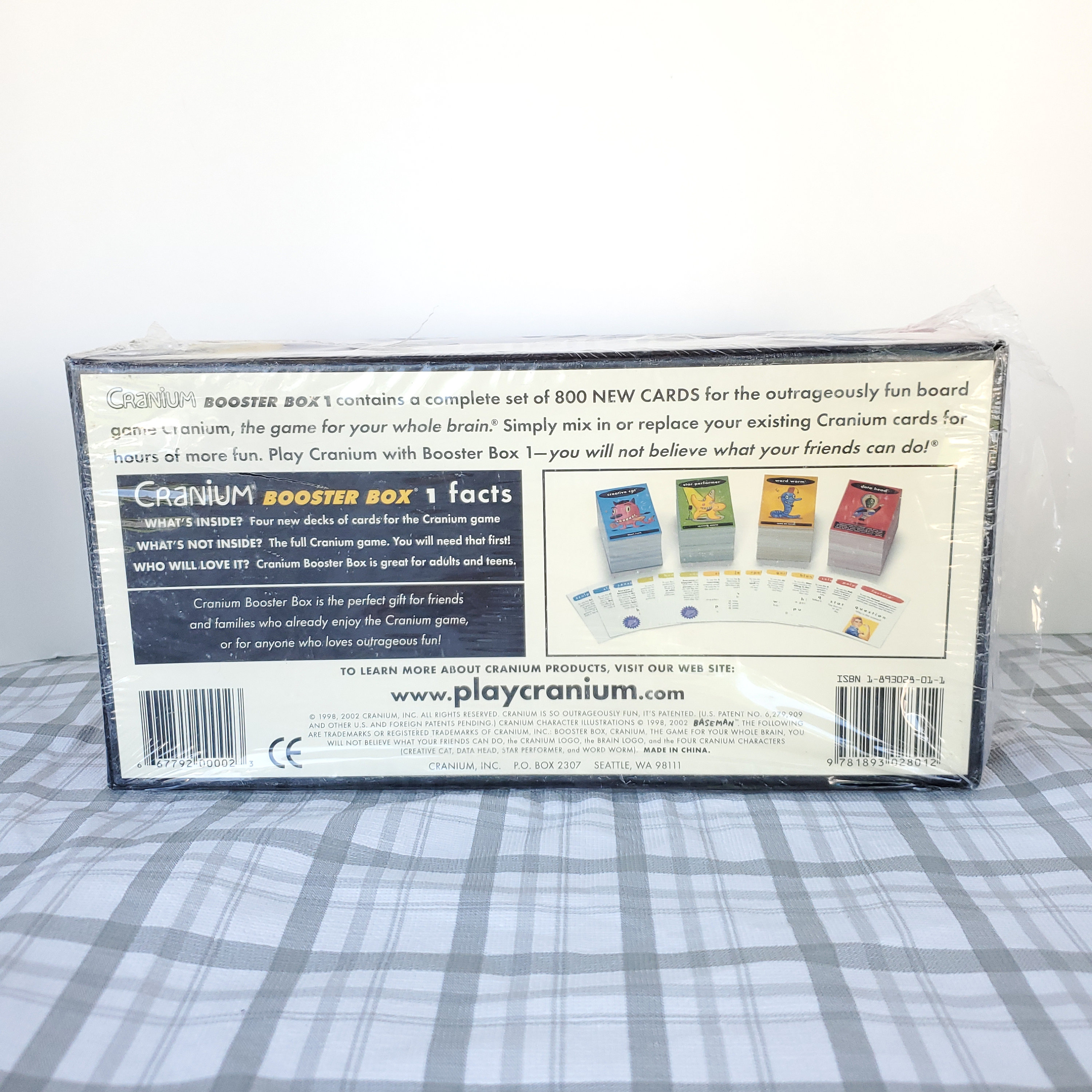 cranium booster box 3 Cranium Cosmo Game Booster Pack #3 - Sealed