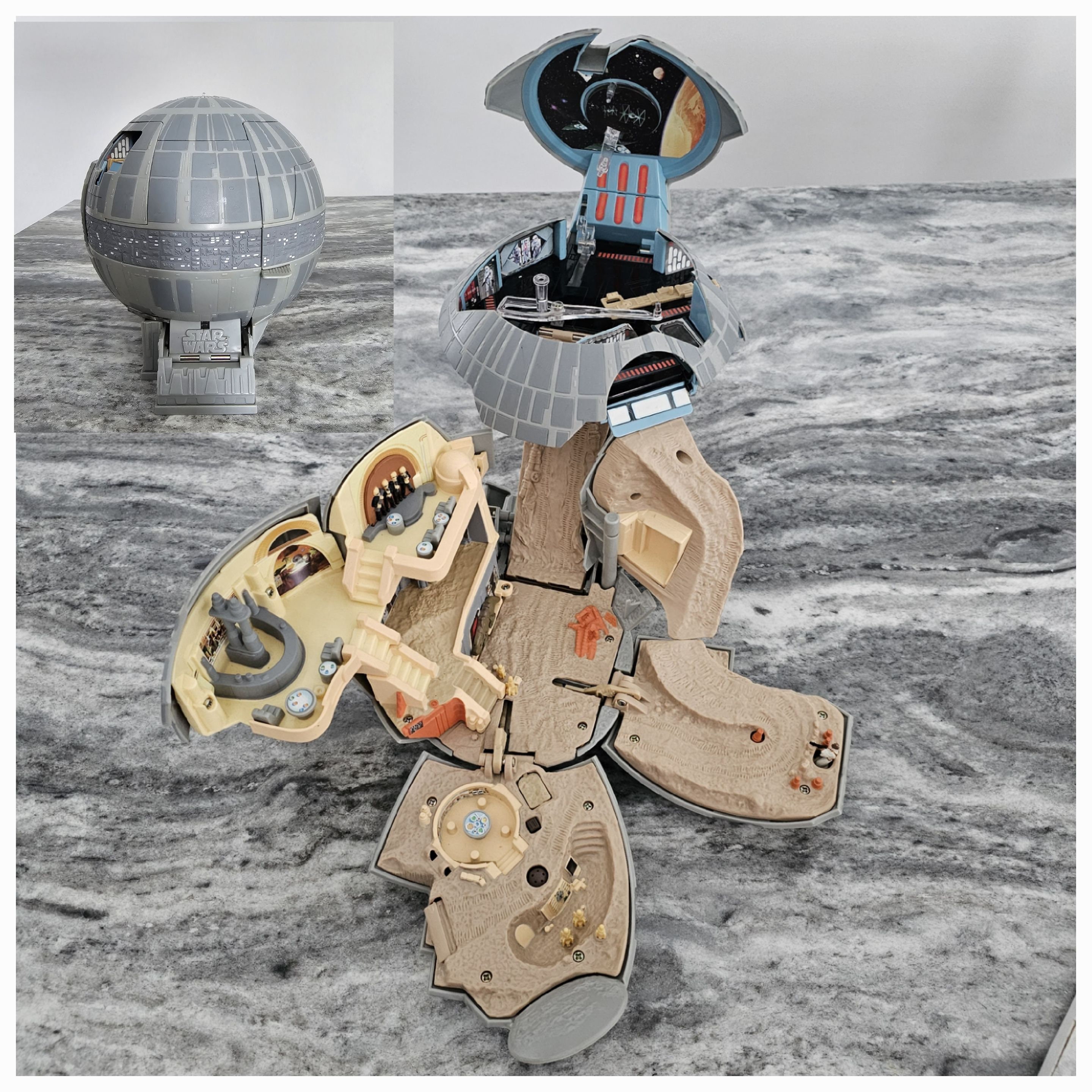 スターウォーズ デススター &タトゥーンダブルテイクスプレイセット　ガルーブ ガルーブ製 スターウォーズ ダブルテイク デススター プレイ