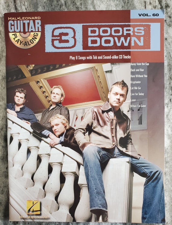 3 Doors Down for Guitar Play-along Vol 60 Notes & Tab Sheet 