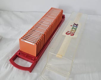 Sizzix Sizzlits Die Cut Orange Set Alphabet Numbers Symbols "GRAFFITI"