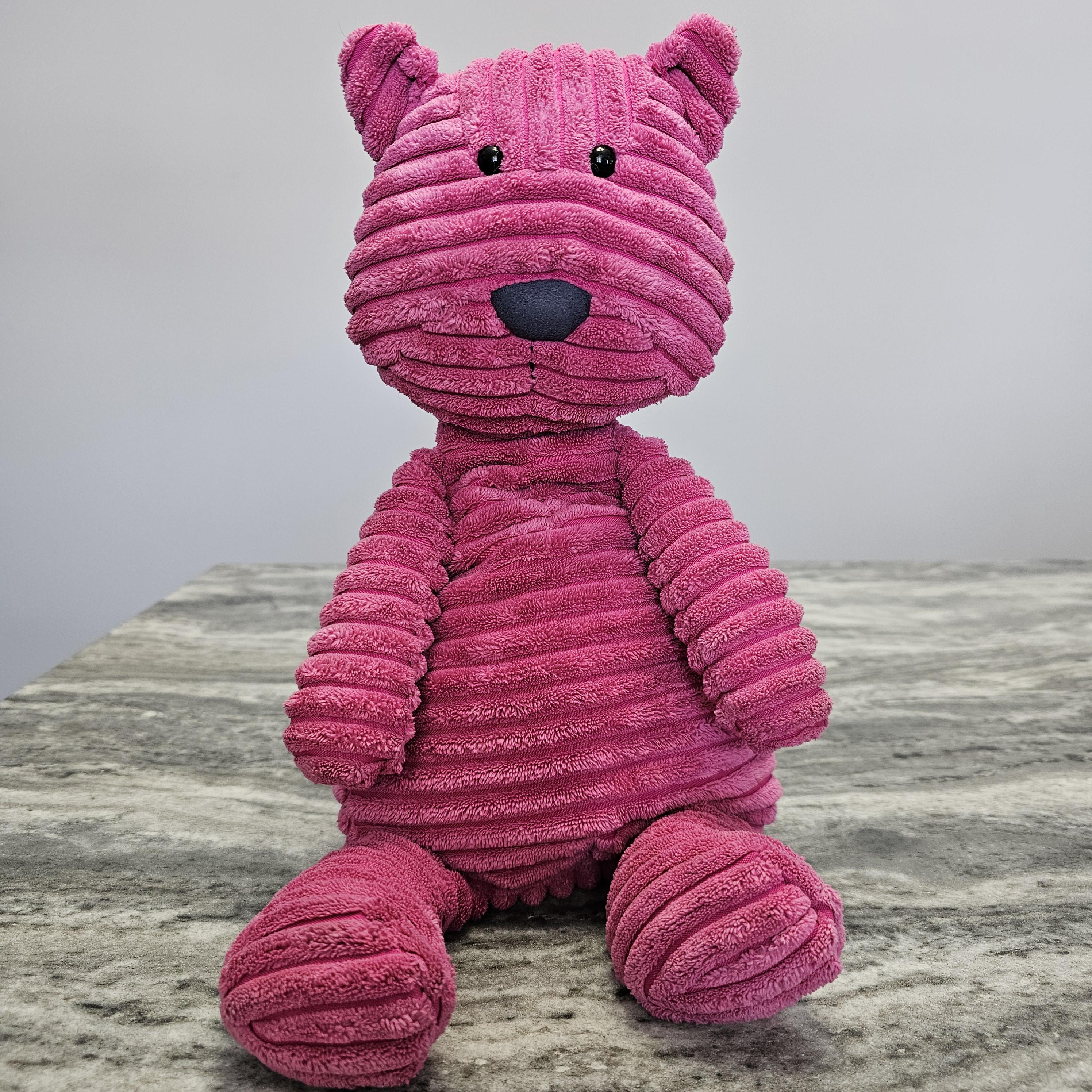 Vintage Jellycat London Cordy Roy Pink Plush Kitty Cat