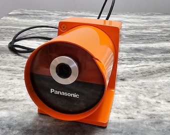 Panasonic Pana Point KP-22C Electric Pencil Sharpener Bright Orange, Tested - AS IS