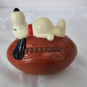 Vintage Snoopy Money Box - Etsy