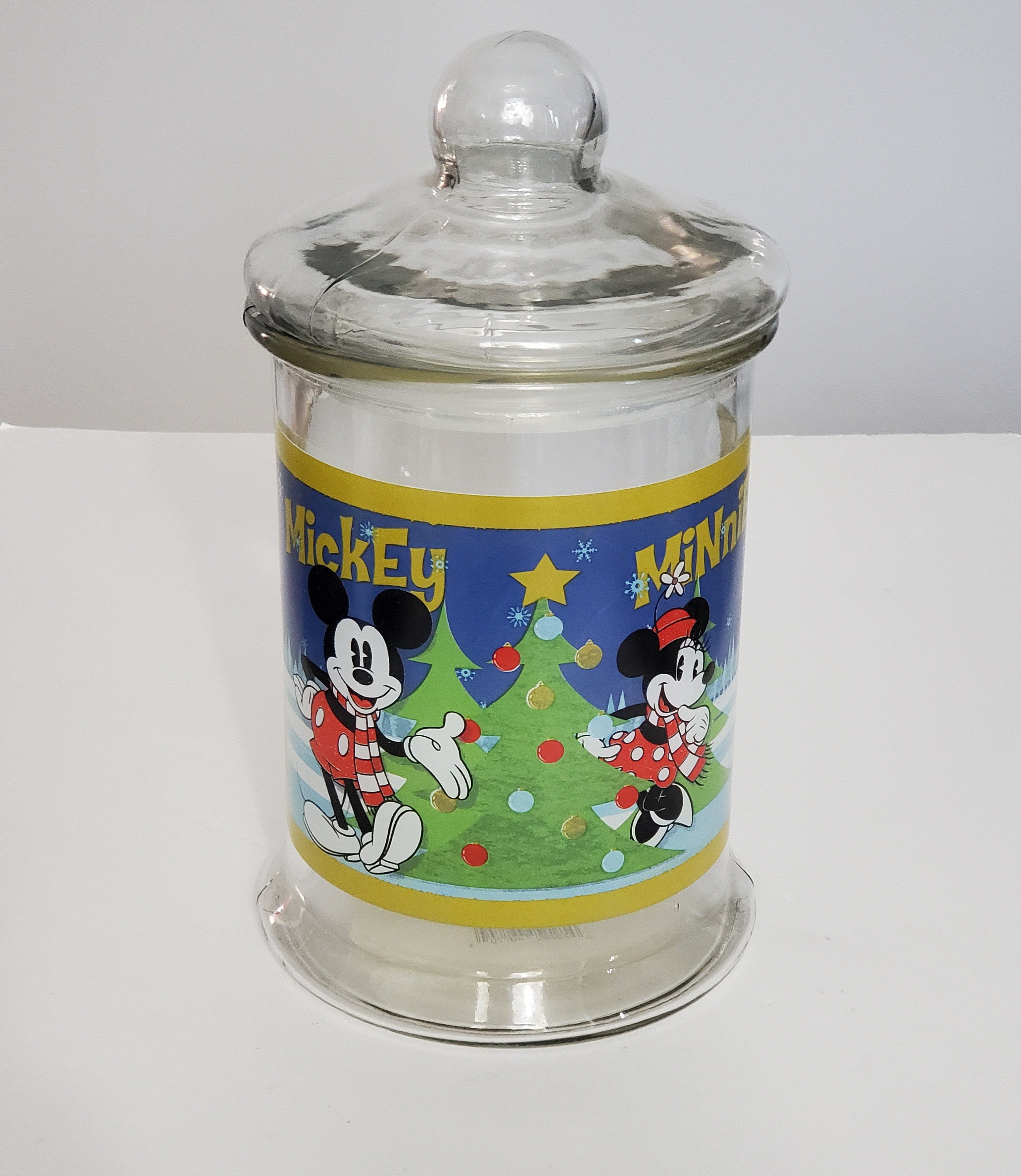 Vintage Disney Mickey and Pluto Festive Plastic Tupperware